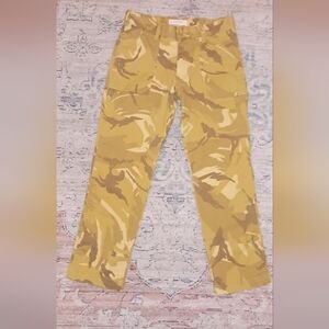 Lucky Brand Mustard Yellow Camo Pants Women's 2